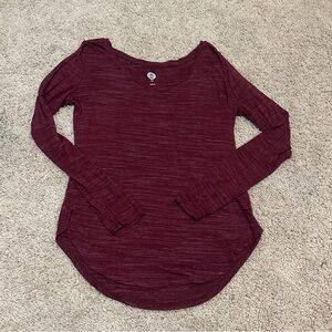 SO Women's Maroon Long Sleeve Top